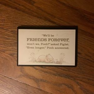 Winnie the Pooh “Friends Forever” canvas